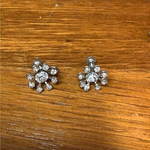 Vintage 50’s Bugbee & Niles Crystal Screw back Earrings